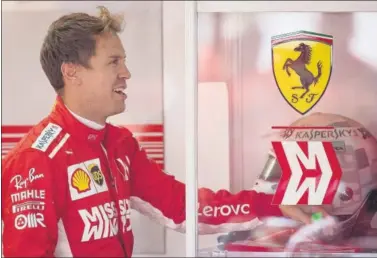  ??  ?? OPINIÓN. Sebastian Vettel cree que la competició­n no echará de menos a Alonso el año que viene.