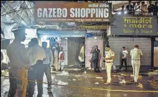  ?? HT PHOTO ?? On August 11, at around 7.45pm three men, including the arrested accused Sayyad, fired a few rounds at the shopping centre.