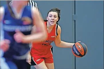  ?? Photo: Megan Fisher ?? Start performer: Seymour’s Tayha Watkins was dominant on Saturday night, recording 30 points in the Blasters’ big win.