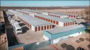  ?? COURTESY OF LECLAIRE-SCHLOSSER GROUP ?? Ballpark Self Storage, a 55,500-square-foot facility in Adelanto, has been sold for $6.25 million, according to a commercial real estate data firm.