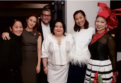  ??  ?? PATRICE Ramos-Diaz, Ria Prieto, Rajo Laurel, Bea Ledesma, Liz Uy, Sea Princess