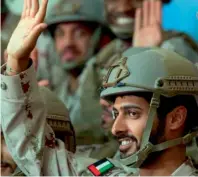  ?? Photo: Dubai Media Office ?? Sheikh Zayed bin Hamdan was among the three soldiers injured in a helicopter crash in Yemen. —