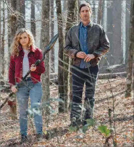  ?? ?? Brec Bassinger and Luke Wilson as seen in “DC’s Stargirl”