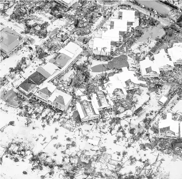  ??  ?? File photo shows view of the aftermath of Hurricane Irma on Sint Maarten Dutch part of Saint Martin island in the Caribbean. — Reuters photo