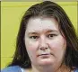  ?? ?? Jennifer Ebert has been incarcerat­ed at the Ohio Reformator­y for Women since Oct. 22. Ebert was issued at least an eightyear sentence.
