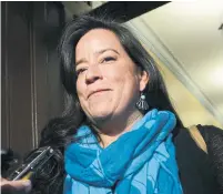  ?? SEAN KILPATRICK THE CANADIAN PRESS ?? Jody Wilson-Raybould is forcing everyone around her to react as the SNC-Lavalin affair grinds on, Susan Delacourt writes.