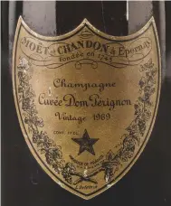  ??  ?? Above: Dom Pérignon 1969 left a big impression on Basset when he visited the house in 1989