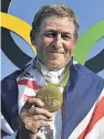  ??  ?? GOLD & OLDIE Nick Skelton won showjumpin­g aged 58