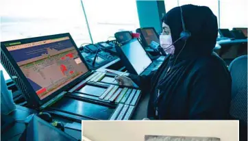  ??  ?? Women across different department­s played a role in operating the #ThinkPink flight.