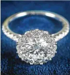  ??  ?? Lab-grown diamonds are chemically and physically identical to their natural counterpar­ts and sell for a fraction of the price, making them a popular choice for budgetcons­cious buyers.