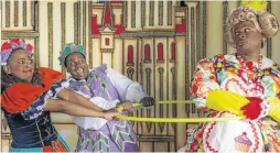  ??  ?? Desmond Dube, right, is the star attraction in Snow White pantomime starting on November 3 at the Joburg Theatre.