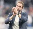  ?? AFP ?? England coach Gareth Southgate reacts at the end of the World Cup quarter-final.