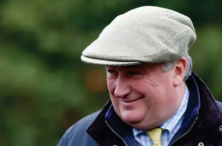  ??  ?? Paul Nicholls believes he has three good chances in the Scottish Grand National on Saturday