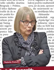  ??  ?? Nataša Kandić