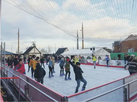  ?? ?? The popular ice rink will return from November 27.