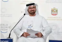  ?? Supplied photo ?? Mohammed Al Gergawi announces the government’s plan to adopt first council in the world to implement technologi­es of the fourth industrial revolution. —