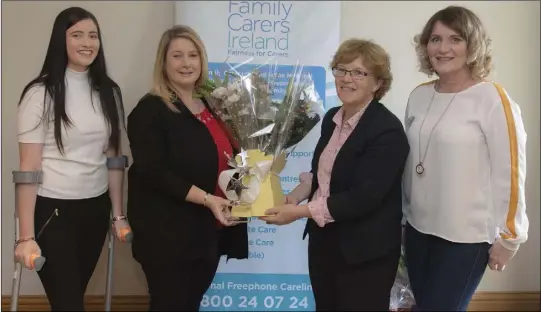  ??  ?? The Louth CarePlus carer of the year is Jenny Campbell who has been awarded for her trojan work caring for her daughter Aimee.