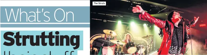  ??  ?? The Struts