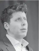  ?? AP ?? OpenAI’s CEO Sam Altman, the founder of ChatGPT.