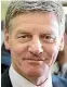  ??  ?? Bill English