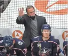  ?? ADAM CAIRNS/COLUMBUS DISPATCH ?? Performanc­es such as those turned in by the Blue Jackets this past weekend in the debacle in Detroit have coach John Tortorella searching for answers.