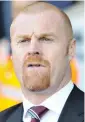  ??  ?? Sean Dyche.