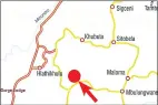  ?? ?? Map showing Mpatheni High School.