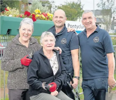  ??  ?? Arriva Trains Wales is highlighti­ng the outstandin­g contributi­on made by local volunteers at three of its railway stations by nominating them in this year’s Tidy Wales Awards organised by Keep Wales Tidy Volunteers at Pontyclun Station