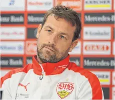  ?? FOTO: IMAGO ?? Noch so ein Aufritt wie gegen Düsseldorf, und für VfB-Trainer Markus Weinzierl dürfte es eng werden.