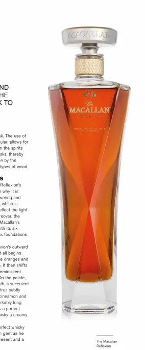  ??  ?? The Macallan Reflexion