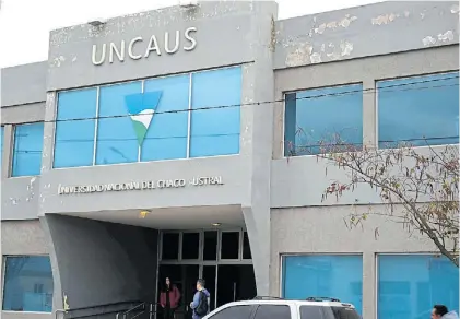  ?? D. RODRIGUEZ ?? La sede. De la “Uncaus”, que está ubicada en Sáenz Peña, a 170 kilómetros de Resistenci­a.