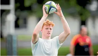  ?? PHOTO: CHRISTINE CORNEGE/FAIRFAX NZ ?? Finlay Christie played for Counties Manukau’s under-19s in 2014.