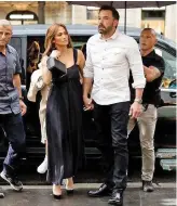  ?? File/ AFP
Instagram ?? Right: US superstar Jennifer Lopez married actor Ben Affleck in July.
Left: The singer was spotted wearing a pair of heels by Lebanese designer Andrea Wazen.