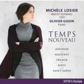  ?? – Gracieuset­é: Pierre Étienne Bergeron ?? Michèle Losier a sorti son deuxième album solo, Temps nouveau, au printemps, sous l’étiquette québécoise ATMA Classique.
