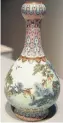  ?? Picture: AFP ?? The Qing dynasty vase that sold for millions.