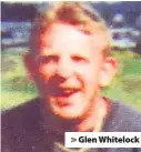  ??  ?? > Glen Whitelock