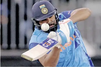  ?? RICHARD WAINWRIGHT BackpagePi­x ?? INDIA’S captain Rohit Sharma, wearing his One-Day strip, is unhappy with continuous talk about the pitches.