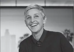  ?? ANDREW HARNI/AP PHOTO ?? Ellen Degeneres is host of “Ellen’s Game of Games” on NBC.