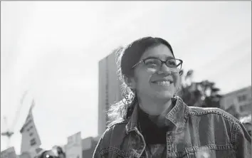  ?? Our Words Collide ?? VIRGINIA VILLALTA is one of five spoken-word poets featured in the documentar­y “Our Words Collide.”