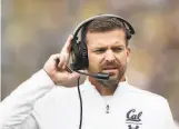  ?? Ezra Shaw / Getty Images 2019 ?? Said Cal head coach Justin Wilcox: “We’re fully intent on playing this season. How we get to that point changes daily.”