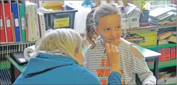  ??  ?? Face painting is always popular with the children.