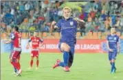  ?? ISL PHOTO ?? Bidyananda Singh scored the winner in injury time as Mumbai City rallied to beat Jamshedpur FC 2-1.