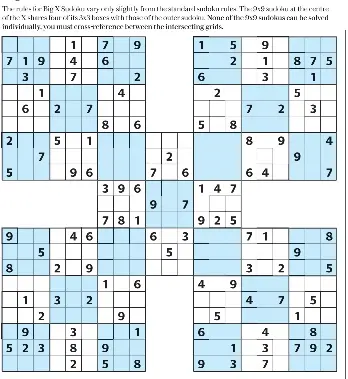 big x sudoku pressreader
