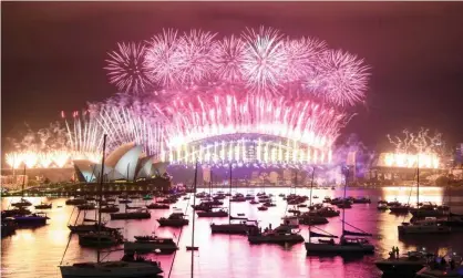  ?? Photograph: Wendell Teodoro/Getty Images ?? Sydney fireworks last New Year's Eve. New year parties in Australia’s largest cities will go ahead, but individual­s are rethinking their plans.