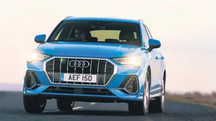  ??  ?? The new Audi Q3 SUV... a little bit longer, a little bit wider and whole lot bolder