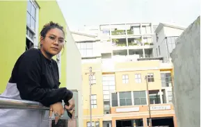  ??  ?? Anti-gentrifica­tion activist Shakirah Dramat, 26, who took to Facebook to complain.