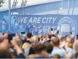  ?? AP FILE ?? The Premier League accused Manchester City of breaches of financial regulation­s between 2009-18. City won the league during that time in 2012, 2014 and 2018.