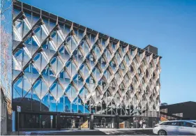  ??  ?? The Barwon Water HQ in Ryrie St has won a national architectu­re award.