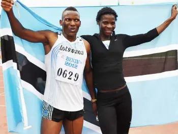  ??  ?? AGING GRACEFULLY: Makwala and Montsho still the best in the country