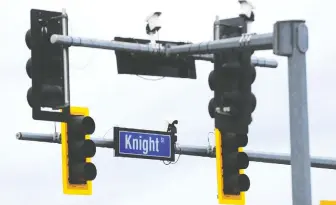  ?? NICK PROCAYLO ?? Richmond's traffic cameras are currently benign traffic monitoring tools. But city council has voted 7-1 to convert them into high-resolution video cameras, expanding their purpose to surveillan­ce.